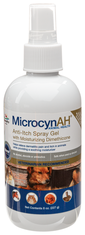 MicrocynAH Anti-Itch Spray Gel for Animals