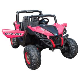 Mini Moto UTV 4x4 12v - Kids Ride-On UTV - (2.4ghz RC)- Pink