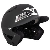 Mizuno B6 Youth Batting Helmet in Black Size OSFA