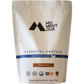 Momentous Essential Plant-Based Protein Chocolate, 20 Serving Bag