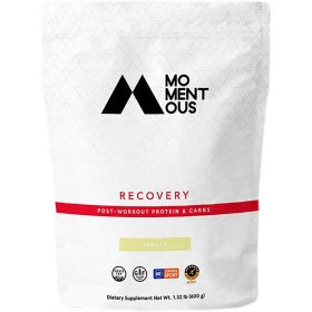 Momentous Recovery Grass-Fed Whey Protein Chocolate, 15 Serving Bag