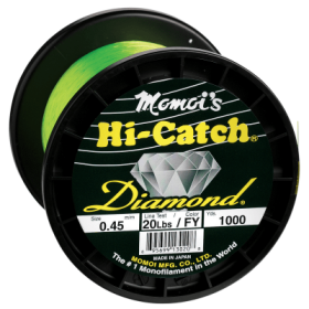 Momoi's Hi-Catch Diamond Monofilament Line - 1000-Yard Spools - 60 lb. - Brilliant Blue