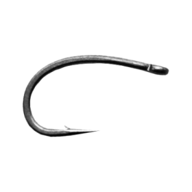 Montana Fly Company 7188 Heavy Wire Straight Eye Scud and Emerger Fly Hook - Black Nickel - 12