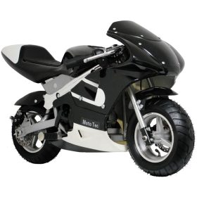 MotoTec Gas Pocket Bike 33cc 2-Stroke - Black