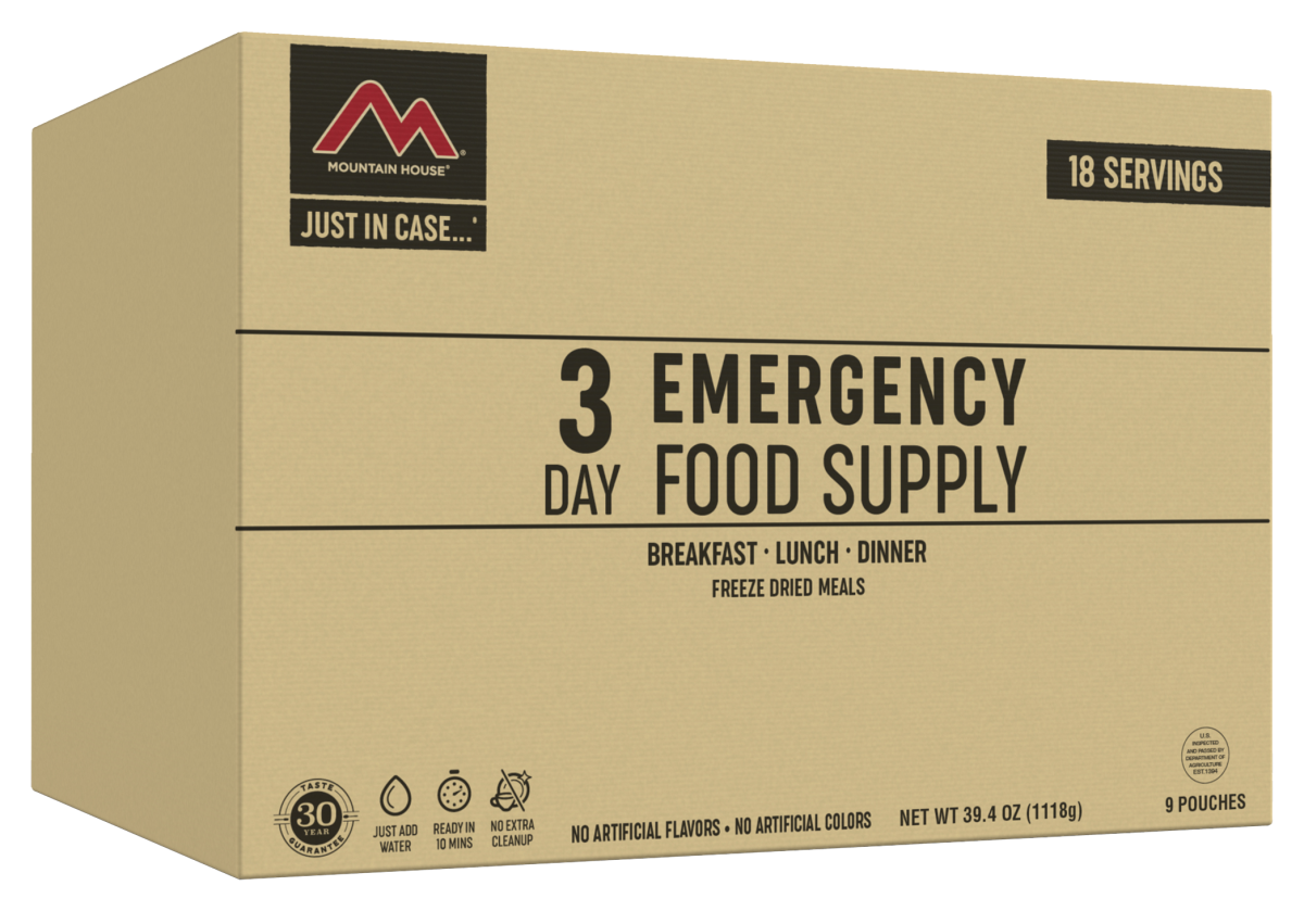 Mountain House Just in Case 3-Day Emergency Food Supply