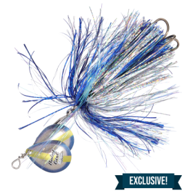 Musky Mayhem Baby Girl Spinner - 7" - Blue Shad