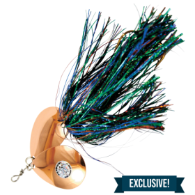 Musky Mayhem Tackle Double Showgirl Spinner - 7-1/2'' - June Bug