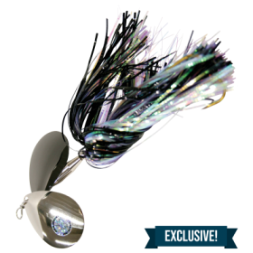 Musky Mayhem Tackle Double Showgirl Spinner - 7-1/2'' - Midnight Cisco