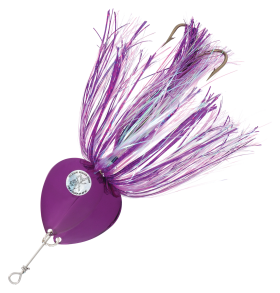 Musky Mayhem Tackle Double Showgirl Spinner - 7-1/2'' - Purple/Purple