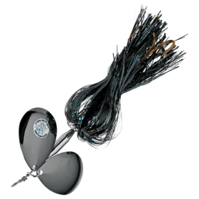 Musky Mayhem Tackle Double Showgirl Spinner - 7-1/2'' - Super Black