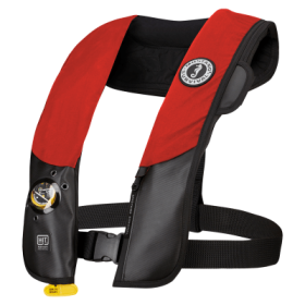 Mustang Survival HIT Hydrostatic Inflatable Life Vest - Red/Black