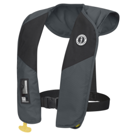 Mustang Survival MIT 150 Convertible A/M Inflatable Life Vest - Admiral Gray