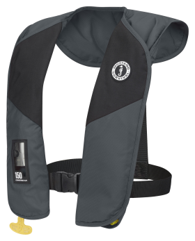 Mustang Survival MIT 150 Convertible A/M Inflatable Life Vest - Admiral Gray