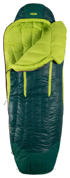 NEMO Disco 15° Down Mummy Sleeping Bag for Ladies - Electra/Starlit - Long