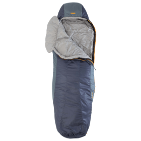 Nemo Tempo 20° Synthetic Mummy Sleeping Bag for Men - Gray/Titanium - Regular