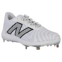 New Balance 4040v7 Men's Low Metal Baseball Cleat in White Size 11.0