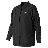 New Balance Women's Coaches Jacket in Black Size Large