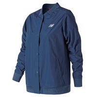 New Balance Women's Coaches Jacket in Teal Size Medium