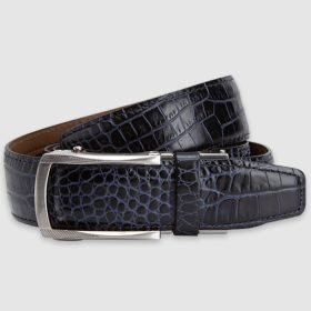 Nexbelt Kayiman Black and Blue Luxury Belt Black/Blue