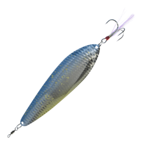 Nichols Lures Bass Mafia Big Larry Spoon - Golden Blue