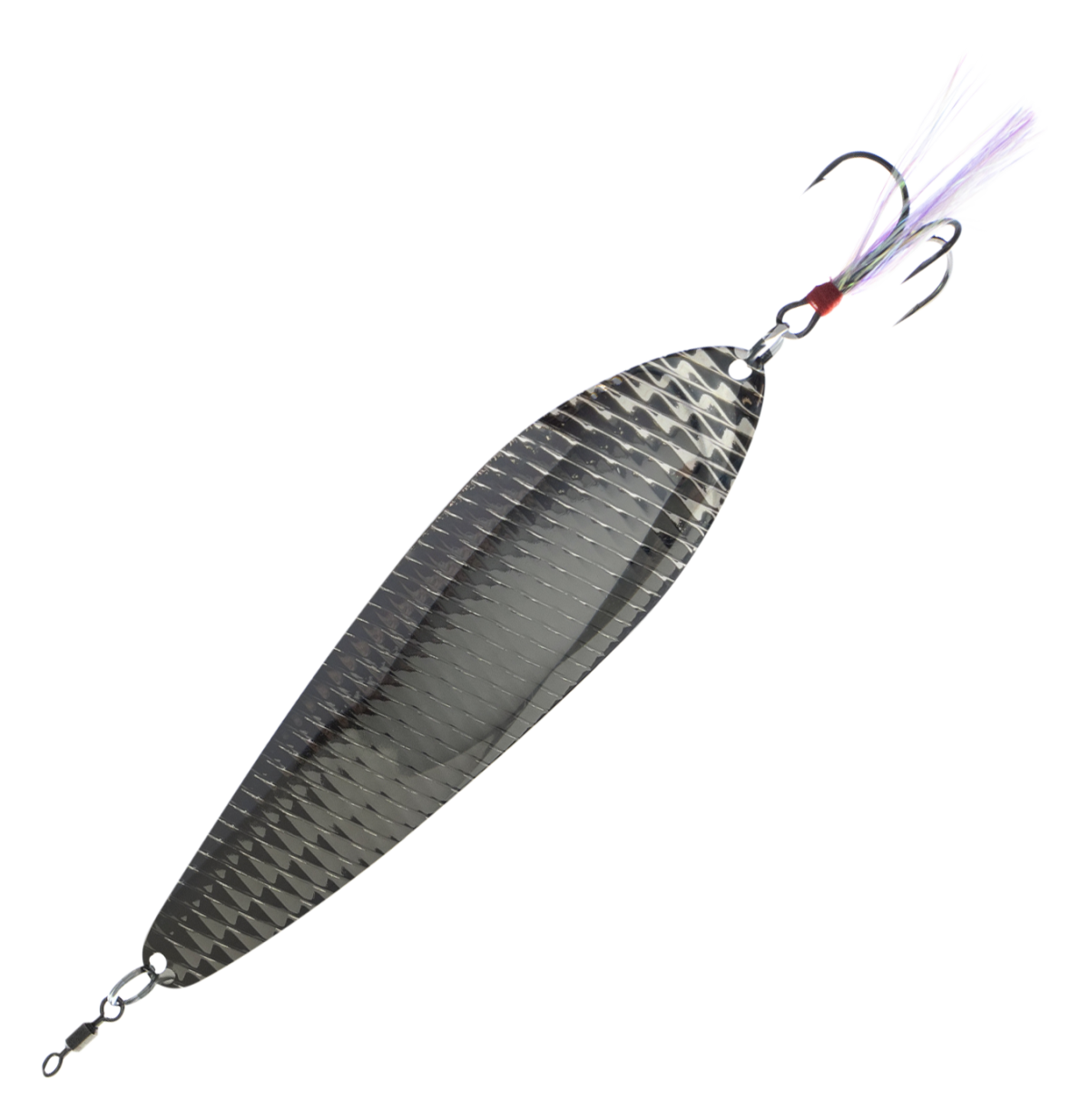 Nichols Lures Bass Mafia Big Larry Spoon - Prism Chrome