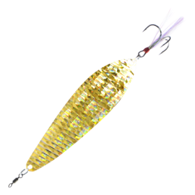 Nichols Lures Bass Mafia Big Larry Spoon - Shattered Glass Gold