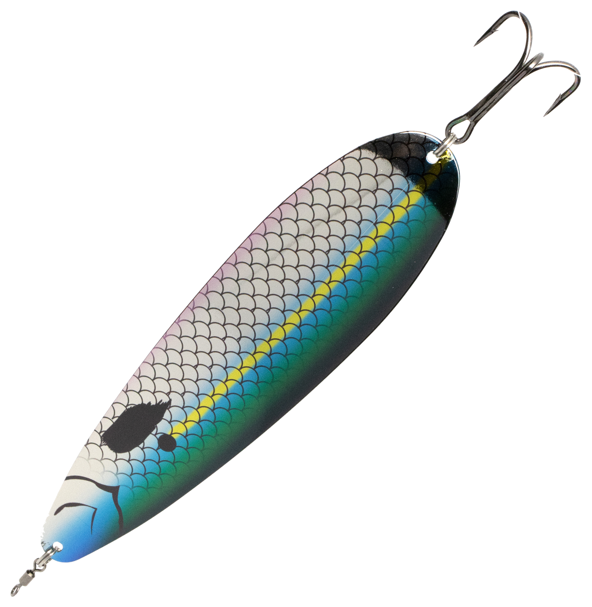 Nichols Lures Ben Parker Striper Edition Magnum Spoon - 9" - Blueback HD