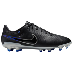 Nike Mens Nike Legend 10 Academy FG/MG - Mens Soccer Shoes Black/Chrome Size 11.0