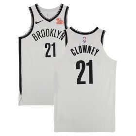 Noah Clowney Brooklyn Nets Game-Used #21 White Nike Jersey vs. Philadephia 76ers on November 22 & Sacramento Kings on November 24, 2024 - Size 48+4