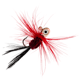 Northland Fishing Tackle Tungsten Flat-Fry Fly - 1/16 oz. #10 - Wood Tick Glo