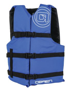 O'Brien General Purpose Adult 4-Pack Life Jackets - Blue