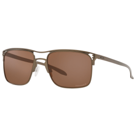 Oakley Holbrook TI OO6048 Prizm Bronze Polarized Sunglasses - Satin Pewter/Prizm Tungsten - Large