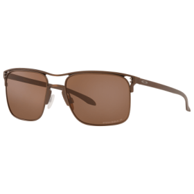 Oakley Holbrook TI OO6048 Prizm Bronze Polarized Sunglasses - Satin Toast/Prizm Tungsten - Large