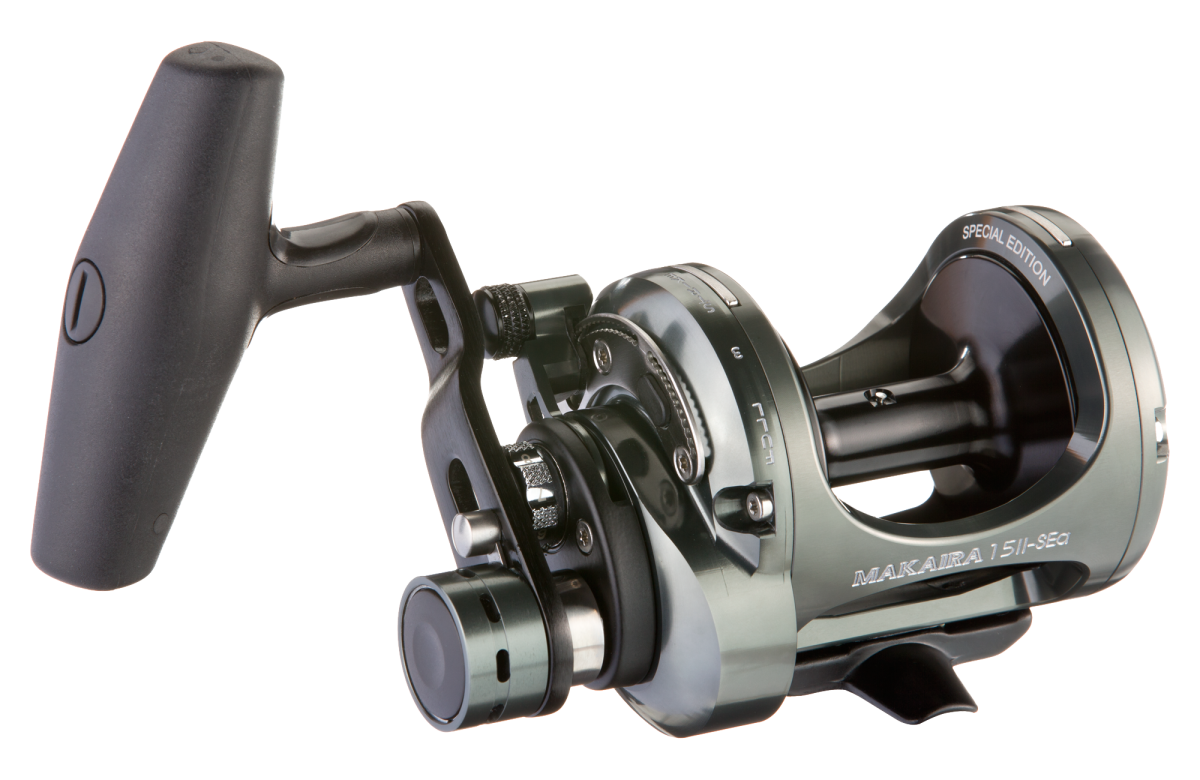 Okuma Makaira Special Edition 2-Speed Lever Drag Reel - Gun Smoke - Size 15