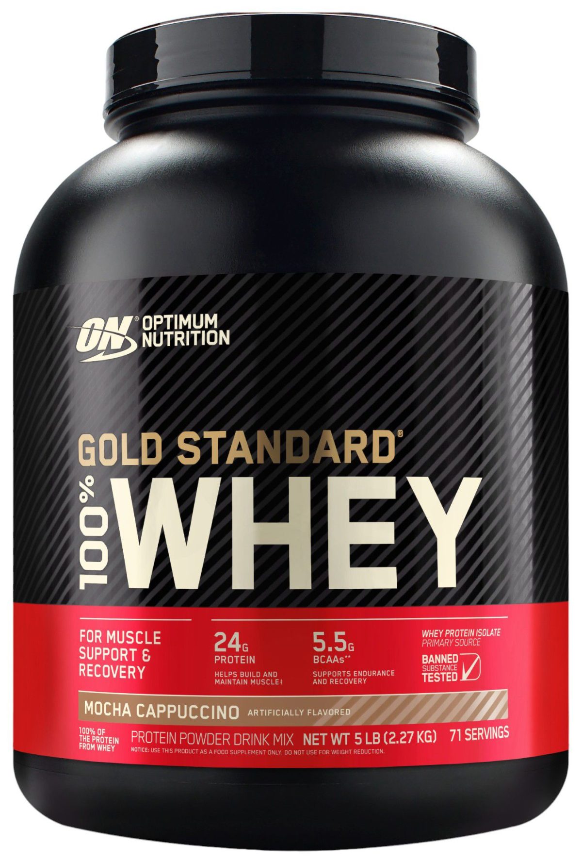 Optimum Nutrition Gold Standard Whey 5lb Protein Powder