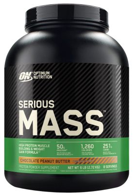 Optimum ON Serious Mass 6lb Protein Powder