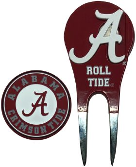 PAC Golf University of Alabama Divot Repair Tool & Ball Marker