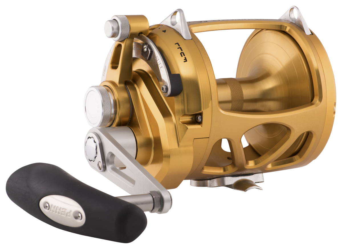 PENN International VI Gold Single-Speed Lever Drag Reel - Right - 3.5:1