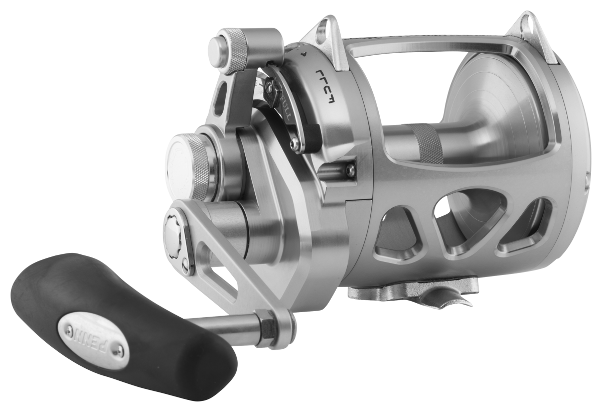 PENN International VI Silver ?Single-Speed Lever Drag Reel - 4.1:1