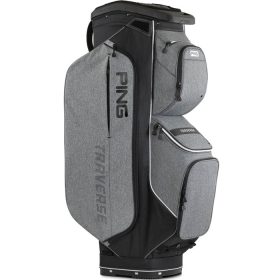 PING 2025 Traverse Cart Bag - Heather Grey/Black