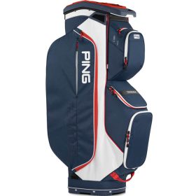 PING 2025 Traverse Cart Bag - Navy/White/Red