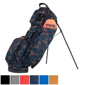 PING Hoofer 14 Stand Bag Navy/Red