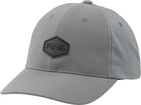 PING Hydrogrid Men's Golf Hat - Grey