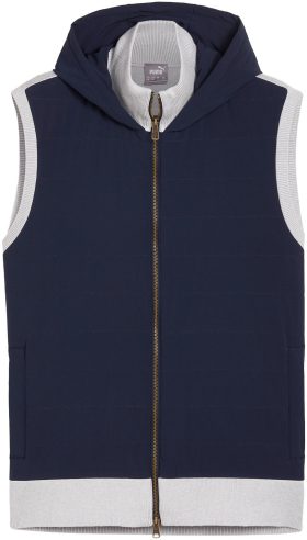 PUMA Clubhouse Hybrid Men's Golf Vest - Blue, Size: Medium