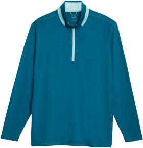 PUMA Lightweight 1/4 Zip Men's Golf Pullover - Green, Size: X-Large