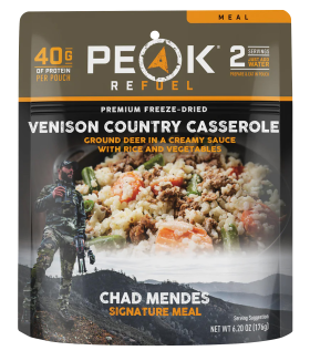 Peak Refuel Chad Mendes Venison Country Casserole