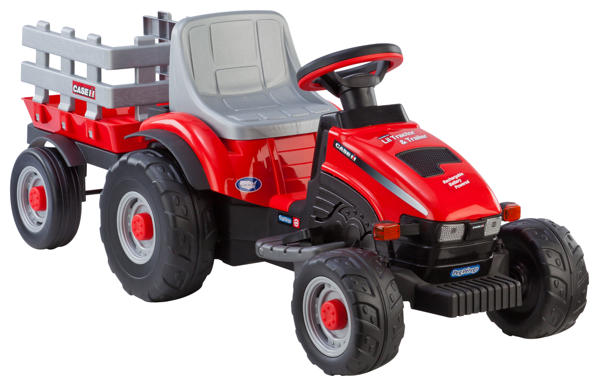 Peg Perego Case IH Lil Tractor and Trailer