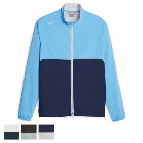 Puma Monterey Wind Golf Jacket XXL/Navy Blazer / Ash Gray