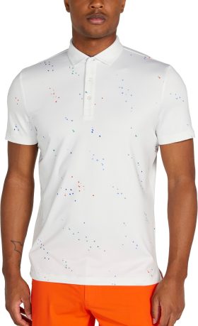 REDVANLY Hanson Men's Golf Polo - White, Size: Large