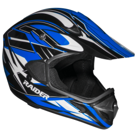 Raider RX1 MX Off-Road Helmet for Adults - Blue - Medium